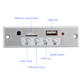 Miniatyrbild 4 av 8: DIY Bluetooth Högtalarlåda Kit Liten Röststyrning Ljus Elektronisk Ljudförstärkare Set