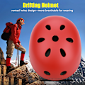 Miniatyrbild 3 av 7: Hjälm Justerbar Rem Huvudskyddsutrustning Utomhus Klättring Drifting Utrustning (Röd-M)