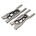 Miniatyrbild 7 av 7: 2 st RC Bakre Svingarm Aluminiumlegering Kolfiber Hög Hållfasthet RC Bil Bakre Fjädringsarm för Traxxas Sledge 1/8 Titanfärg
