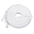 Miniatyrbild 1 av 5: RJ45 CAT6 Ethernet Nätverks Platt LAN-kabel UTP Patch Router Kablar 1000M Vit 15 meter