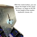 Miniatyrbild 5 av 8: Automatisk tangentbordsklickare Justerbar höjd Dator Tangentbordsklickare Fysisk Mus Automatisk Klickverktyg för Speldator