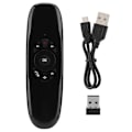 Miniatyrbild 2 av 2: C120 USB 2.4G Trådlös Flygmus Tangentbord Fjärrkontroll för Windows/Mac OS/Android/Linux