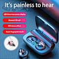 Miniatyrbild 6 av 8: Trådlösa Bluetooth-hörlurar Öronkrok Bone Conduction Hörlurar LED Touch Hörlurar