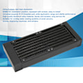 Miniatyrbild 7 av 8: Vattenkylningsradiator 8 Rör G1/4 Gänga 80mm Dubbla Fläktar Aluminiumlegering Värmeväxlare för Skrivare Drönare Datorer