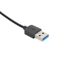 Miniatyrbild 3 av 8: HD Multimedia Interface till DisplayPort Kabeladapter med USB-ström 3840x2160 60Hz 25cm Lång Videoadapterkabel