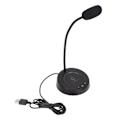 Miniatyrbild 3 av 10: Skrivbordsmikrofon Brusreducering 360 Graders Metallslang Anti-interferens RGB USB Datormikrofon för Kontorsmöten