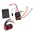 Miniatyrbild 5 av 7: Vattentät 3650 Borstlös Motor med 60A ESC Programmeringskort Combo Set Tillbehör för 1/10 RC Bil 5200KV