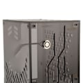 Miniatyrbild 3 av 8: Mini ITX Chassi 4.3L Klar Akrylpanel 360 Graders Kylning Dämpande Fötter Mini PC Chassi för FLEX 1U Ström 2.5in SSD Svart