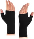 2 st Kompressionshandledsstöd Tumme Handledsskena Andningsbart handleds- och tumstöd Elastiskt handledsstöd Handstöd för kvinnor män Sport, M
