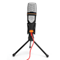 Miniatyrbild 3 av 10: Dator Kabelansluten Mikrofon Kondensatormikrofon med Bordsstativ för Onlinemöten