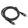 Miniatyrbild 2 av 8: USB C till USB C Kabel 240W PD3.1 Snabbladdning E Mark Chip 480Mbps 1m Hane till Hane USB C Förlängningskabel för Surfplatta