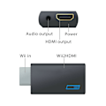 Miniatyrbild 4 av 7: High Definition Multimedia Interface Adapter Konverter High Definition Multimedia Interface Videokonverter med 3,5 mm Jack och High Definition