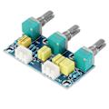 Miniatyrbild 6 av 7: XH‑M802 Förförstärkarkort HiFi 2 Kanaler Justerbar PCB Diskant- och Basjusteringskort