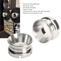 Miniatyrbild 6 av 8: Polerade Aluminium NAB Hub Adaptrar 10 Tum Öppnare Universell Laddningsenhet för Studer ReVox för Akai för Teac 2st