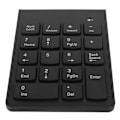 Miniatyrbild 8 av 10: Trådlösa Bluetooth-numeriska tangentbord 18 U-formade tangenter 10 m anslutningsavstånd Lågt brus Mini numerisk tangentbord för bärbar dator PC