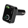 Miniatyrbild 10 av 10: Billaddare Mini Billaddaradapter Stöder USB-minneskort BT med LED-skärm DC12V