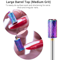 Miniatyrbild 5 av 7: Professionell Nagelfräsbits Set, Volframkarbid Diamant Keramiska Verktyg För Akryl Gel Nageltekniker, Manikyr Pedikyr, Skulptering Slipning Vässning,