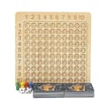 Multiplication Board Game Mathematical Counting Board Game With Dice Flashcards Early Education Toy Gifts ws[D] Multiplication