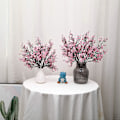 Miniatyrbillede 3 af 7: 6 Stk Efterår Faux Blomster Falske Babys Breath Blomst Bulk Kunstig Gypsophila Buket Silke Blomsterarrangementer Centerpieces for Home Køkken Soveværelse Pink