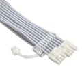 Miniatyrbild 7 av 8: RGB PSU-kablar ARGB GPU Strömförsörjningskabel 2x8 Pin Förlängningskabelkit 5V 3Pin Synkroniserad för PC Chassi Vit