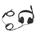 Miniatyrbild 1 av 7: Call Center Headset Brusreducerande Multipurpose 3,5 mm On Ear Hörlurar för Hemmakontor Call Center Telemarketing