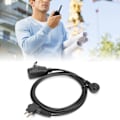 Miniatyrbild 10 av 10: P200PM01 Walkie Talkie Hörlurar Brusreducerande Tvåvägsradio Intercom Headset för Motorola