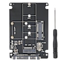 Miniatyrbild 2 av 8: M.2 NGFF/MSATA till SATA 3.0 Adapter SSD till SATA Konverter Reader Board Datorutrustning