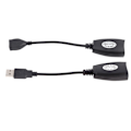 Miniatyrbild 2 av 8: USB 2.0 till RJ45 Ethernet Förlängningsadapter Nätverkskabel Trådbunden Lan för OS X