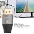 Miniatyrbild 4 av 4: D0209 Mini DP till DP Adapter 8K vid 60Hz Högupplöst Konverterare för PC Dator