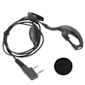 Miniatyrbild 2 av 8: Walkie Talkie Headset 2-vägsradio Hörlurar med Clip för Baofeng TK-gränssnitt för BF‑888S UV‑5R
