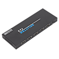 Miniatyrbild 5 av 7: 1 till 4 HD Multimedia Interface Splitter 4K 18Gbps Högupplöst HD Multimedia Interface2.0 Videoväxlare EU-kontakt