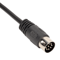 Miniatyrbild 3 av 8: Stor DIN Adapterkabel 8 Pin Hane till Hona Högtalare Ljud Förlängningssladd för Mikrofon AV System 3m