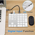 Miniatyrbild 5 av 5: Bluetooth Numeriskt Tangentbord i Aluminiumlegering för Dator Laptop