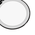 Miniatyrbild 5 av 8: 3,5 tum LED-spegel 1X 10X Förstoring Dubbelsidig Sminkspegel för Hemresor Inbyggt Batteri Svart