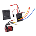 Miniatyrbild 5 av 7: Vattentät 3650 Borstlös Motor med 60A ESC Programmeringskort Combo Set Tillbehör för 1/10 RC Bil 3100KV