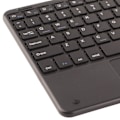 Miniatyrbild 4 av 8: Trådlöst Bluetooth-tangentbord med pekplatta, 78 tangenter, ultratunt tyst tangentbord för Android, Windows och iOS