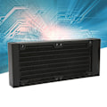 Miniatyrbild 1 av 8: Vattenkylningsradiator 8 Rör G1/4 Gänga 80mm Dubbla Fläktar Aluminiumlegering Värmeväxlare för Skrivare Drönare Datorer