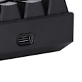 Miniatyrbild 3 av 8: Trådbundet tangentbord Stepped Keycap Fadeless Durable Bakgrundsbelyst 21 Tangenter LED Mekaniskt Tangentbord Röd Axel