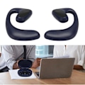 Miniatyrbild 1 av 8: Bluetooth Översättningshörlurar 144 Språk Stereo Översättningshörlurar med Laddningsfodral för Android för IOS Blå