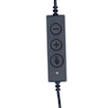 Miniatyrbild 7 av 8: USB-headset med brusreducering, justerbart volymhuvudband, enkel öra, trådbundna datorhörlurar med mikrofon för kontor