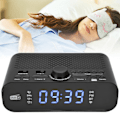 Miniatyrbild 10 av 10: Väckarklockradio LED-display Basmembran Justerbar Ljusstyrka DAB FM Digital Väckarklocka för Hemmet