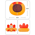 Miniatyrbild 5 av 5: Babystödsits, Ergonomisk Design Babygolvsits för att Lära Sig Sitta i Alla Rum