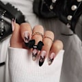 Miniatyrbild 5 av 7: Trendigt Nagelkonst, Akryl Press-On Naglar, Återanvändbara Självhäftande Naglar, Självförtroendehöjande Accessoarer, Vacker Och Generös Design För Kvinnor