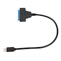 Miniatyrbild 7 av 8: SATA till USB 3.1 Typ C Adapterkabel Stöd UASP 6Gbps Hårddisk Konverteringskabel för 2.5 Tum HDD SSD