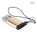 Miniatyrbild 3 av 9: 3 st USB3.0 till Typ C3.1 Hona Adapter Snodd Elektronisk Överföringskontakt (GuldSnodd)