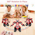 Miniatyrbild 4 av 6: Fantasin Tänds: Byggklossrobotkit, USB-uppladdningsbar Design, Ingenjörsleksak För Att Lära Sig Kretsar, Mekanik Och Ingenjörskonst