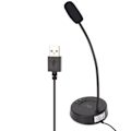 Miniatyrbild 6 av 10: Skrivbordsmikrofon Brusreducering 360 Graders Metallslang Anti-interferens RGB USB Datormikrofon för Kontorsmöten