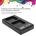 Miniatyrbild 5 av 7: A‑1 Batteri med LCD Dubbla Fack Laddare för Arlo Pro/Pro 2 VMA4400 2440mAh