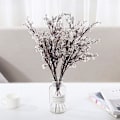 Miniatyrbillede 5 af 7: 6 Stk Efterår Faux Blomster Falske Babys Breath Blomst Bulk Kunstig Gypsophila Buket Silke Blomsterarrangementer Centerpieces for Home Køkken Soveværelse White