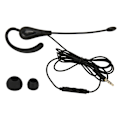 Miniatyrbild 2 av 8: Enkelsidigt headset med mikrofon, trådbundet, brusreducerande, lätt monauralt headset för callcenter, kontor, 3,5 mm